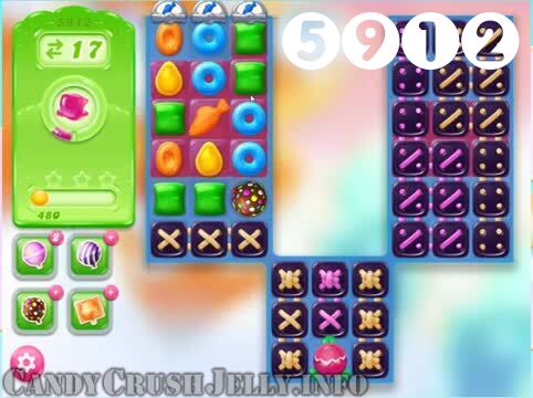Candy Crush Jelly Saga : Level 5912 – Videos, Cheats, Tips and Tricks