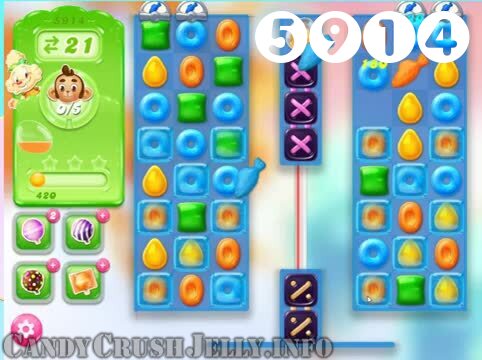 Candy Crush Jelly Saga : Level 5914 – Videos, Cheats, Tips and Tricks