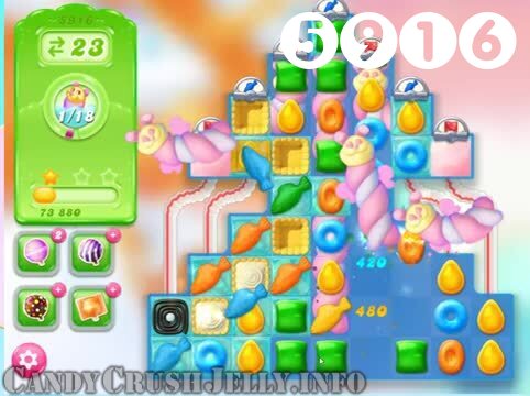 Candy Crush Jelly Saga : Level 5916 – Videos, Cheats, Tips and Tricks