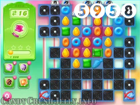 Candy Crush Jelly Saga : Level 5958 – Videos, Cheats, Tips and Tricks