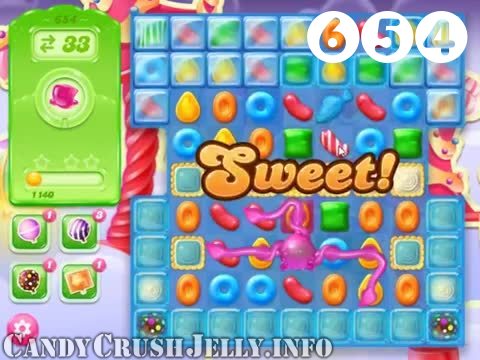 Candy Crush Jelly Saga : Level 654 – Videos, Cheats, Tips and Tricks