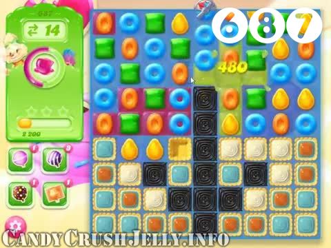 Candy Crush Jelly Saga : Level 687 – Videos, Cheats, Tips and Tricks