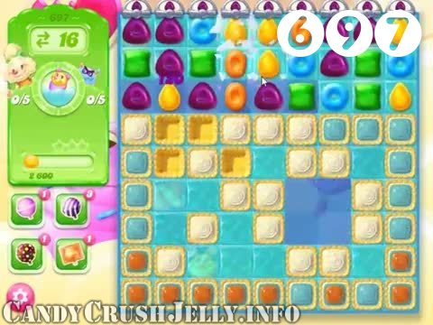 Candy Crush Jelly Saga : Level 697 – Videos, Cheats, Tips and Tricks