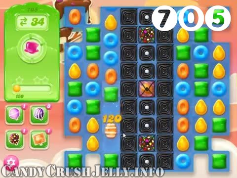 Candy Crush Jelly Saga : Level 705 – Videos, Cheats, Tips and Tricks
