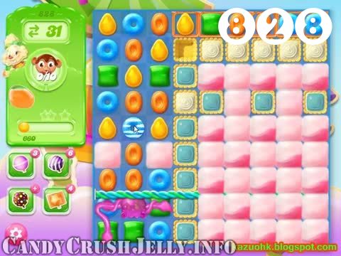 Candy Crush Jelly Saga : Level 828 – Videos, Cheats, Tips and Tricks