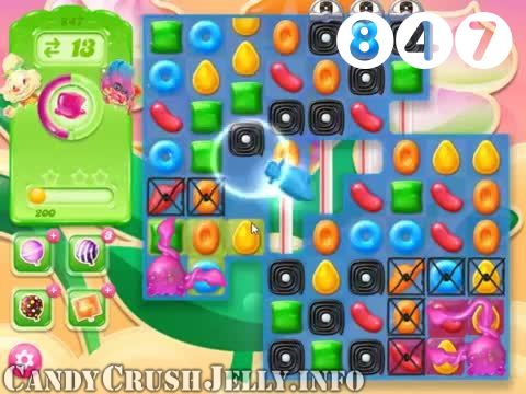 Candy Crush Jelly Saga : Level 847 – Videos, Cheats, Tips and Tricks