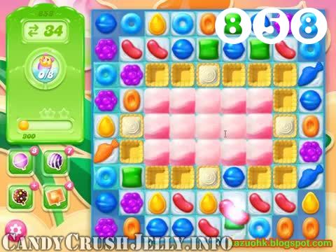 Candy Crush Jelly Saga : Level 858 – Videos, Cheats, Tips and Tricks
