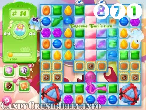 Candy Crush Jelly Saga : Level 871 – Videos, Cheats, Tips and Tricks