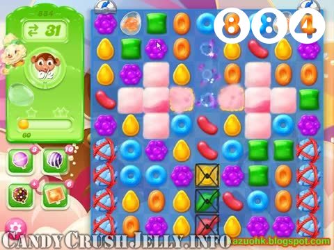 Candy Crush Jelly Saga : Level 884 – Videos, Cheats, Tips and Tricks