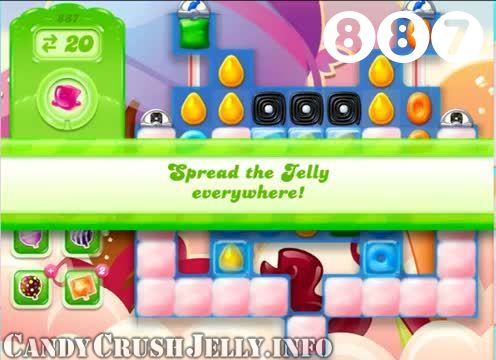 Candy Crush Jelly Saga : Level 887 – Videos, Cheats, Tips and Tricks