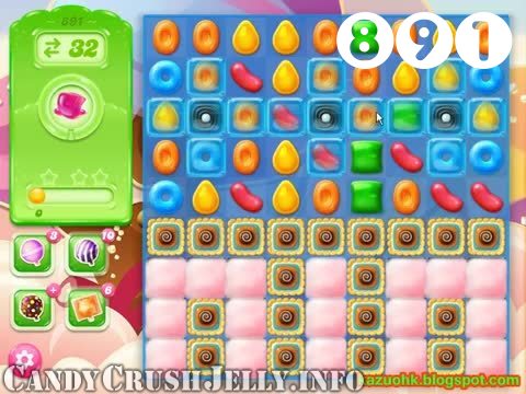 Candy Crush Jelly Saga : Level 891 – Videos, Cheats, Tips and Tricks