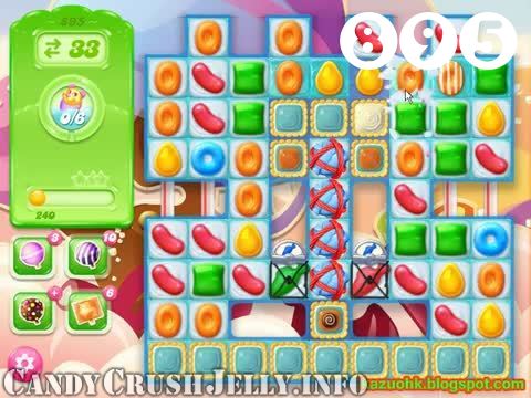 Candy Crush Jelly Saga : Level 895 – Videos, Cheats, Tips and Tricks