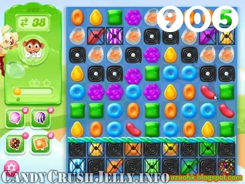 Candy Crush Jelly Saga : Level 905 – Videos, Cheats, Tips and Tricks