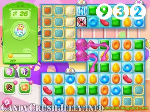 Candy Crush Jelly Saga : Level 932 – Videos, Cheats, Tips and Tricks